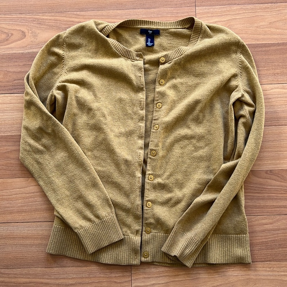 Brown/mustard Gap Cardigan